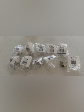 Top Knobs (polished nickel) 
Set of 10
Paid $14 each new!